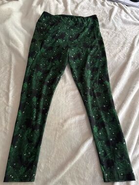 Boutique 420 Weed & Bats Leggings Size OS